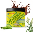 Vegan Plant Protein Powder Pea, Brown Rice Protein 250 gram (7 Servere) Servering Quantity- 36 G 27 G Protein Per Serving, Glutamin -4.35gm BCAA- 3.53GM