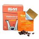 MeltinStrips ™ Energy Strips med 40 mg koffein, 20mg Ashwagandha & vitamin B12 Budd124; Instant Energy & Focus uden stød eller Crash Budd124; Works Hurtigere end kaffe Budd124; Mocha Flavor - 30 Strips