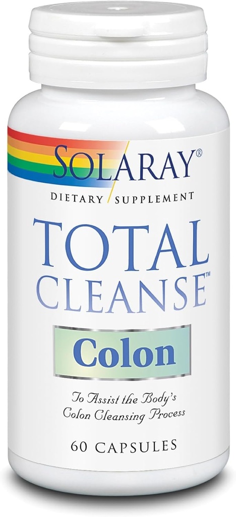 SOLARAY Total Cleanse Colon, Veg Cap (Btl- Plastic)