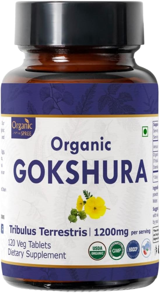 Gokshura 120 Tabletter: 124; Tribulus Terrestris (Gokshura): 124; USDA Organic Certified
