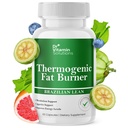 DR VITAMIN LØSNINGER Termogene Fat Burner Brasilianske Lean, vægttab piller for kvinder, waist trimmer & Kosttilskud til bloating for kvinder & mænd, 60 kapsler