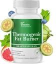 DR VITAMIN LØSNINGER Termogene Fat Burner Brasilianske Lean, vægttab piller for kvinder, waist trimmer & Kosttilskud til bloating for kvinder & mænd, 60 kapsler