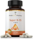 Florida Herbal Pharmacy, Super B- 15 TMG (120 kapsler) Pangamiasyrepakning med 1 stk.