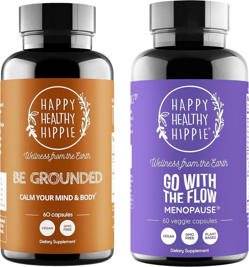 Happy Sund Hippie Gå med Flow Menopause Support & blive grounded Stress Relief
