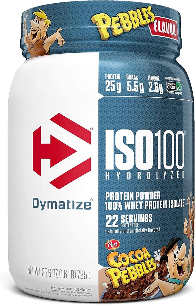 ISO100 Hydrolyseret 100 Whey Protein Isolere kakao småsten (1,4 Lbs. / 20 Servering)