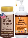 Natural Dog Company Sund Skin Bundle, understøtter sund hud og lindrer tørre, Itchy Hud, Allergi Relief for hunde