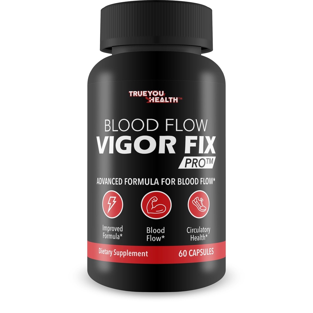 Blood Flow Vigor Fix Pro - vores bedste blodcirkulation kosttilskud til mænd - Sund blodgennemstrømning supplement pulver - Avanceret blodgennemstrømning pleje - Boost blodgennemstrømning piller - Blood Flow cirkulation support