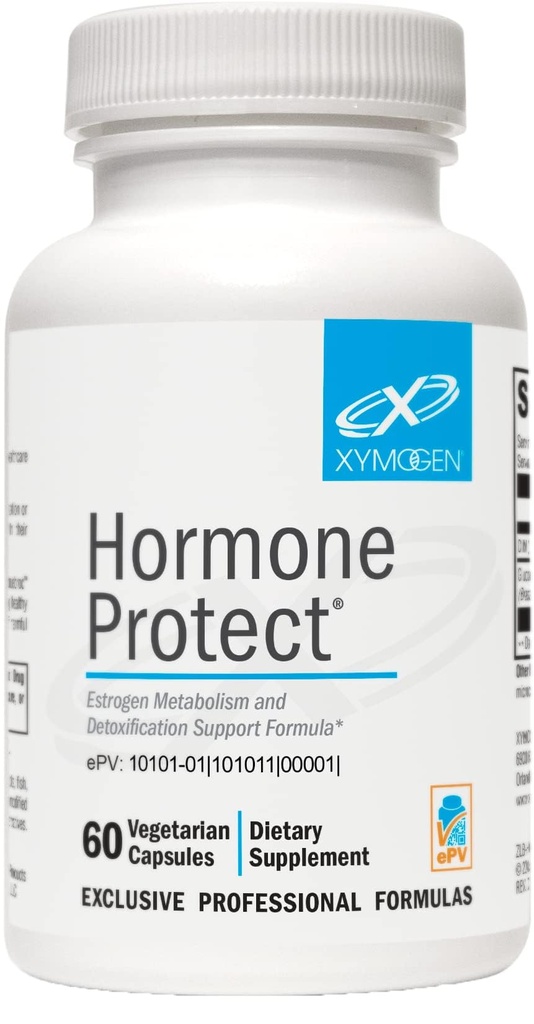 XYMOGEN Hormone Protect - Dim Kosttilskud til kvinder med glucoraphanin fra Broccoli Extract - Fremme afgiftning, Balance & Beskyt Østrogen følsomme væv i brystet & mere (60 kapsler)
