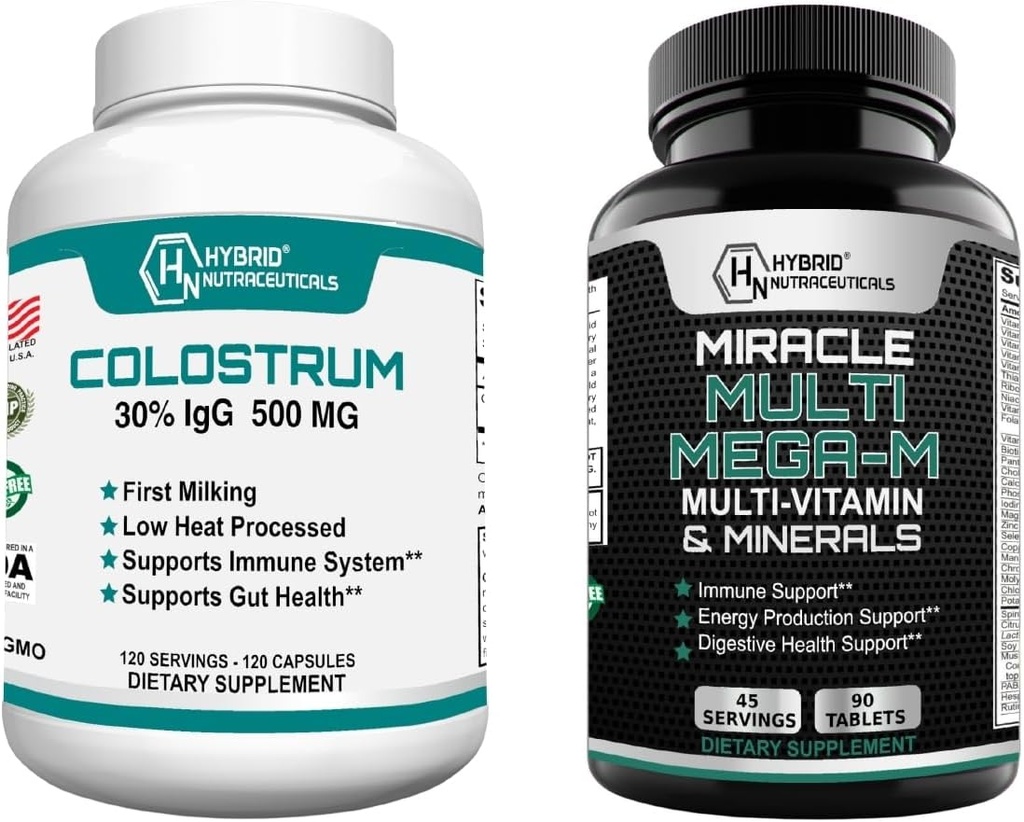 Immunsystemet Support: Bovine Colostrum & MiracleMulti MEGA