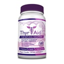 ThyrAid - Thyroid Supplement - Jod, Kelp, Ashwagandha - Vegan - 1 flaske (3 måneders forsyning, 180 kapsler)