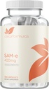 Bioactive SAM- e 400mg - High Strength SAM- e Supplement med Biologisk Aktiv S, S Form for lever og mood Support - Vegan Non- GMO Konserveringsfri - Lavet i USA (120 Servere)