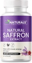 Naturlige safran kosttilskud - Pure Premium Extract kapsler - Mood Support - Eye Support - Energy - Made in USA - 88,50 mg - 60 piller - Optimeret - Pastillas de Azafran