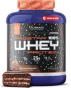 Ultimate Nutrition Prostar Whey Protein Powder Isolate, Chokolade Fødselsdagskage - Lav Carb, High Protein Powder Shake for Muscle Gain & Recovery - Lavt natrium, Low- Fat & Keto Friendly - 5.28 lbs Tub