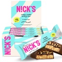 Nicks proteinstænger Crispy Cookie Chokolade, Høj Protein, Lav Kalorier, Lav Carb, Keto venlige Snacks Ingen Tilføjet Sukker (Multipack 12 barer x 50g), Crispy Cookie smag