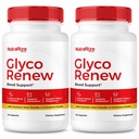 NutraRize (pakke af 2 Glyco Renew piller, Alle naturlige blod støtte Formel, Maksimal styrke supplement til at opretholde stabile niveauer, din rejse mod sundhed, officielle anmeldelser (120 kapsler)