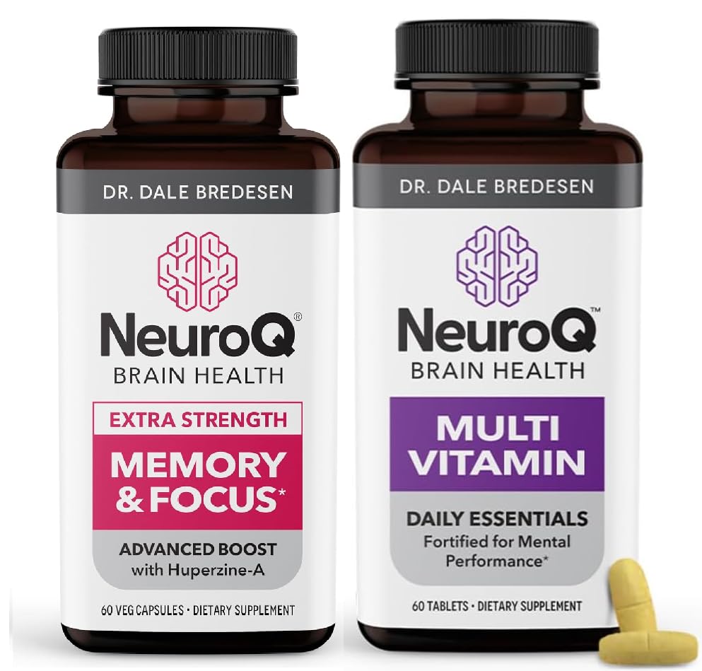 LifeSeasons Memory & Focus Extra Strength with Multivitamin- Boosts Cognitive Performance - Supports Neuroprotection & Concentration - Huperzine A, Gotu Kola, Ginkgo, Propolis & More - 120 Capsules