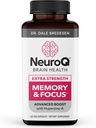 LifeSeasons Memory & Focus ekstra styrke med Multivitamin- øger kognitiv ydeevne - understøtter Neurobeskyttelse & koncentration - Huperzine A, Gotu Kola, Ginkgo, Propolis & mere - 120 kapsler