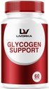 1 pakke - Glycogen Support, Glycogen Control Advanced Formel, Glycogen kapsler, Glycogen Fix med kraftfulde ingredienser, 30 kapsler Per flaske til 30 dage
