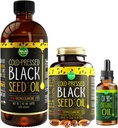 Maju Superfoods Large Black Seed Oil og Oregano Bundle