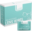 Lens Cleaning Wipes til Eyeglass, Eyeglass Cleaner, Præ- fugtet Individuelt indpakket Strash Free Streak Gratis Cleanere Wipes til Labtop, Solbriller, Kamera, Gøgler ved Loys Advanced Pro, 210 Tæller