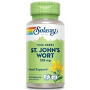 SOLARAY St Johns Wort 325 mg Hel Aerial - Health and Mood Support - 60-dages pengene tilbage garanti - non-GMO, Vegan, Lab Verified (100 CT)