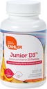 Zahler Junior D3 Chewable 1000IE, Kids Vitamin D, Great Tasting Chewable D-vitamin til børn, Optimal Vitamin D3 1000 IE til børn, Certificeret Kosher, 240 Chewable Tablets