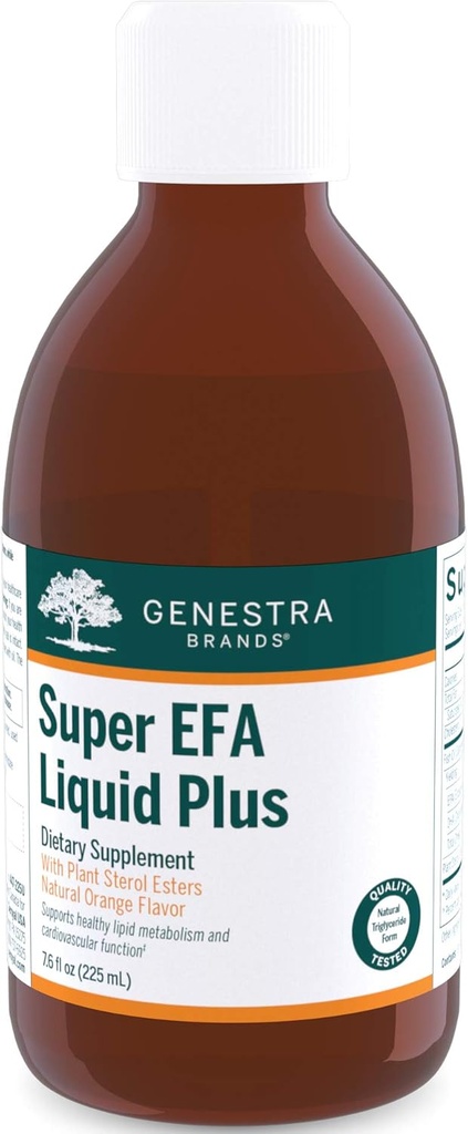 Genestra Brands Super EFA Liquid Plus Note 124; Essential Fedtsyre Formel med Plant Steroler