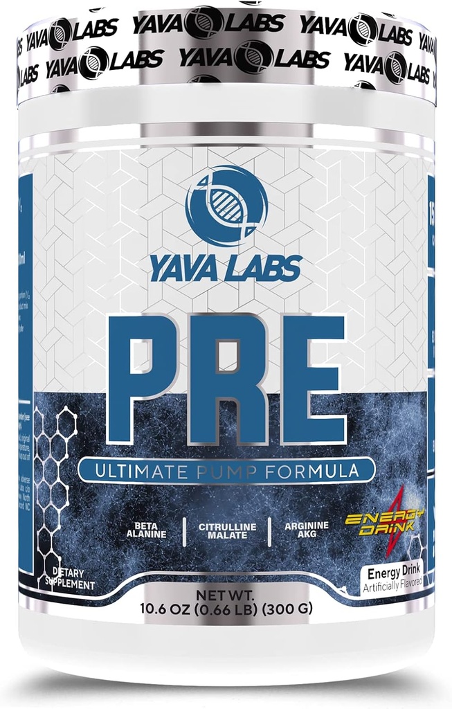 Yava Labs PRE Workout Ultimate Pump Formel (Energy Drink)