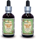 Yan Hu SUO (Corydalis Ambigua) Glycerit, Tørrede Rødder Alkohol- Free Liquid Extract (Brand Name: HerbalTerra, Stolt Made in USA) 2x2 fl.oz (2x60 ml)