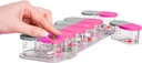Sagely SMART XL Weekly Pill Organizer - ekstra store 7 dage AM / PM Pill Box 2 gange en dag med gratis Reminder App (Stor nok til Fit Fish Oil, Torsk leverolie, D-vitamin Kosttilskud & Vitamin) (Pink / Gray)