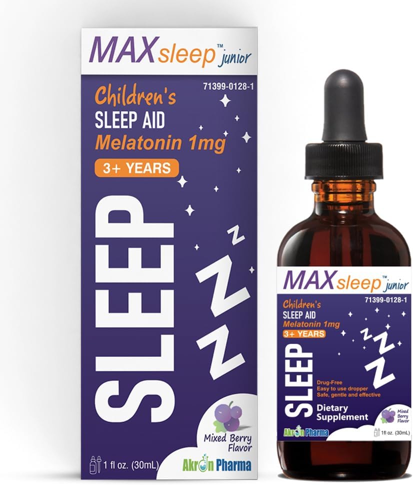 MAX Sleep Junior til børn - Melatonin Sleep Drops til søde drømme