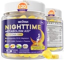 Melatonin 10mg Gummies, nat tid Metabolisme Gummies for voksne, Crush Excess Hoarding Mens du hviler, Fremme sunde Zzzs, med Magnesium, Ashwagandha, 5- HTP, GABA, 100% narkotika fri, Sukker fri, 2Packs