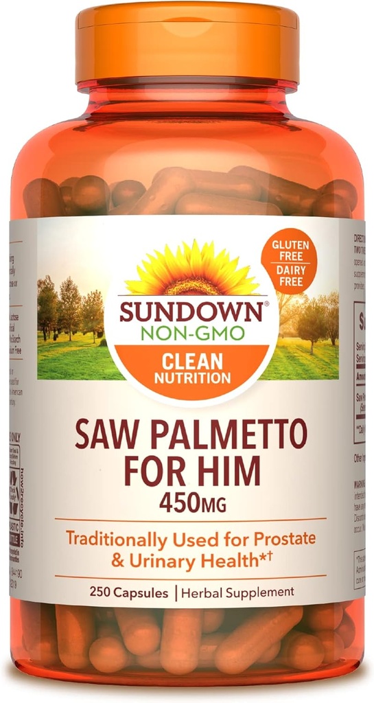 Sundown Saw Palmetto, 250 kapsler