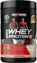Whey Protein Powder + immunsupport.124; Six Star Whey Protein Plus Dex124; Whey Protein Isolate & Peptider + Muscle Builder Dex124; Lean Protein Powder for Muscle Gain & Recovery Dex124; Vanilla, 2 lbs