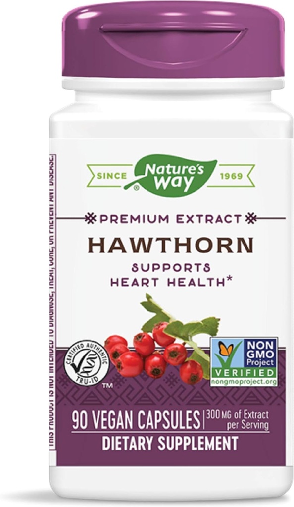 Hawthorn Standardized Extract - 90 - Kapsler