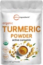 Økologisk gurkemeje, 5 pounds against 124; Rig i aktiv curcumin; Ren gurkemeje Supplement; 124; Antioxidant Support til fælles & immunforsvar