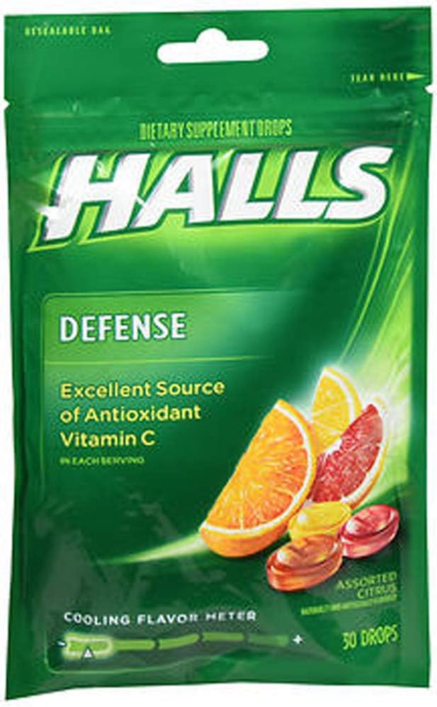 Hals Defense Vitamin C Assorted Citrus Supplement Drops - 30 Drops