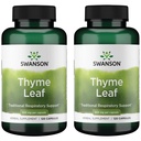 Swanson Thyme Leaf - Urtetilskud Support Respiratory System Health - Natural Formel Aiding fordøjelsessystem Health - (120 kapsler, 500 mg hver) (2 Pack)