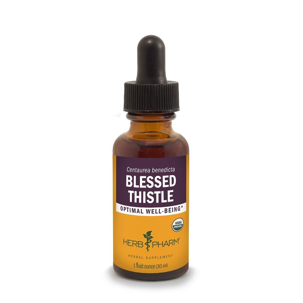 Herb Pharm Certified Organic Velsignet Thistle Liquid Extract - 1 Ounce