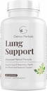 Lung Support - Hjælper dig med at trække vejret mere behageligt, Året runde Sæsonstøtte, Lung Cleanse & Lung Detox Formel, 60 kapsler