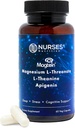 Klinisk studium - Premium High Absorption Magnesium Sleep Supplement - Magnesium L- Threonate L- Theanine Apigenin - Sleep & Stress Support - Tredjeparts testet - Made in USA - Gluten Free