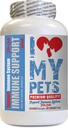 I Love my PETS LLC Ældre kat Supplement - CAT immunforsvar - Booster - Sund supplement - Leverstøtte til katte - 60 Treatys (1 flaske)