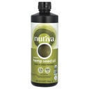 Nutiva Organic Cold- Pressed Uraffineret Rå Hampefrø olie, 24 Ounce, USDA Organic, Non- GMO, hel 30 Godkendt, Vegan, Gluten- Free & Keto, Rich In Omega 3 & 6 Fedtsyrer