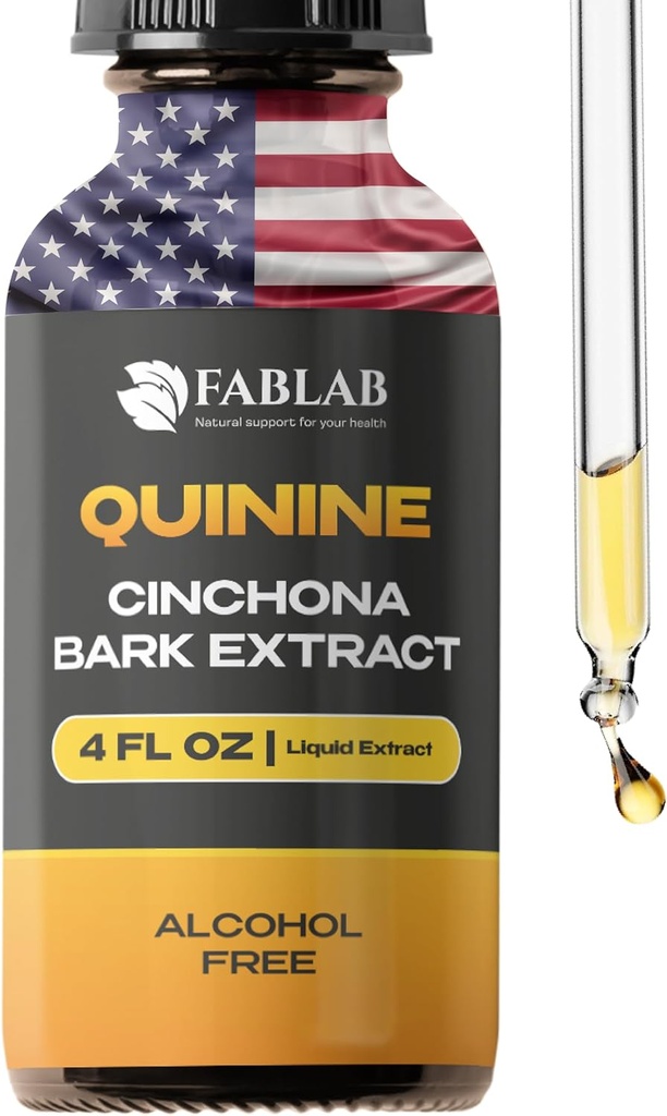 Quinine Tincture Extract Quinine Tørret Bark Herbal Supplement Quinine immunsystem Support Cinchona Bark Liquid Drops Alkohol Free, Gluten Free