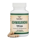 Ashwagandha kapsler, 120 Count (500mg ekstrakt 20: 1 Potency) Adaptogen Stress Relief af Double Wood