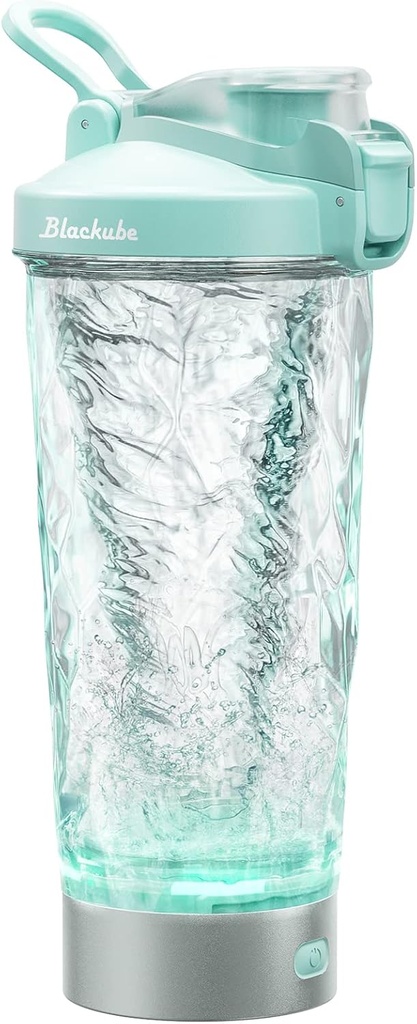 BLACKUBE Electric Protein Shaker Flasker - 18 oz Genopladelig Vortex Mixer Cup