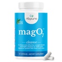 nbpure MagO7 - Natural Colon Cleanse & Detox ttesmå 124; Lejlighedsvis Forstoppelse Relief, Forstoppelse Blødning, & Bloating Support for Mænd & Kvinder; Ozonated Magnesium Oxide, 90 Kapsler