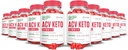 (10 Pack) Simpli Health Keto ACV Gummies Advanced Formel 1000MG Ketonature Keto Gummies Apple Cider Vinagar Formuleret med Pomegranate Beet Juice Powder B12 Vegan Non GMO 600 Gummys