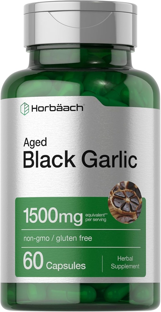 Horbäach Aged hvidløg Uddrag Kapsler 1500mg