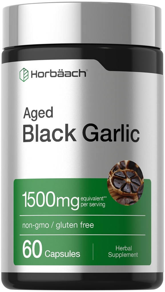 Horbäach Aged hvidløg Uddrag Kapsler 1500mg